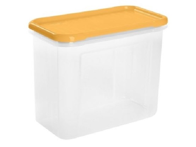 Емкость для сыпучих продуктов Modena прямоугольная 0,75л (бледно-желтый)